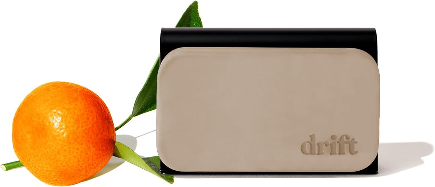 Drift Car Air Freshener – Stone Air Freshener Car Odor Eliminator – Long Lasting Scent – Auto Accessories – Metal Clip – Essential Oils – Clean Ingredients – Grove Scent Starter Kit